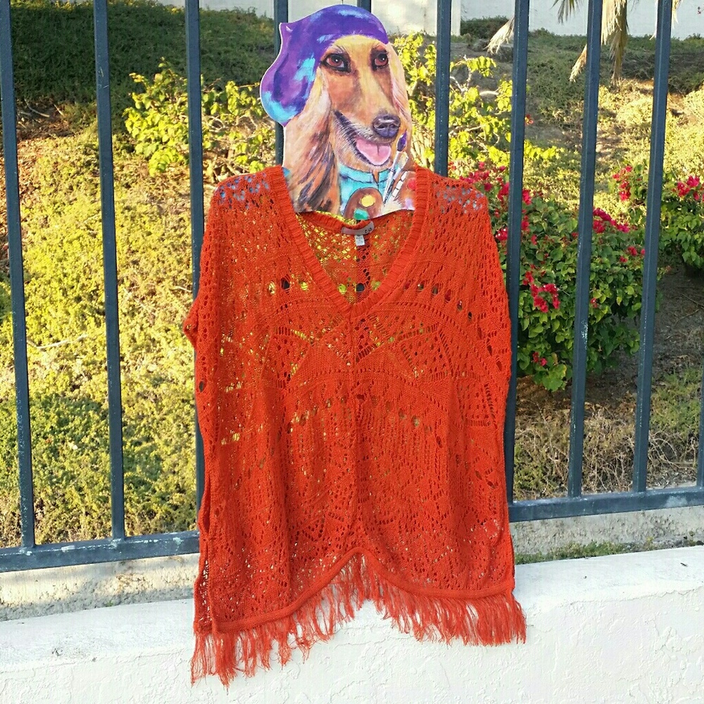 Rust Sweater Vest